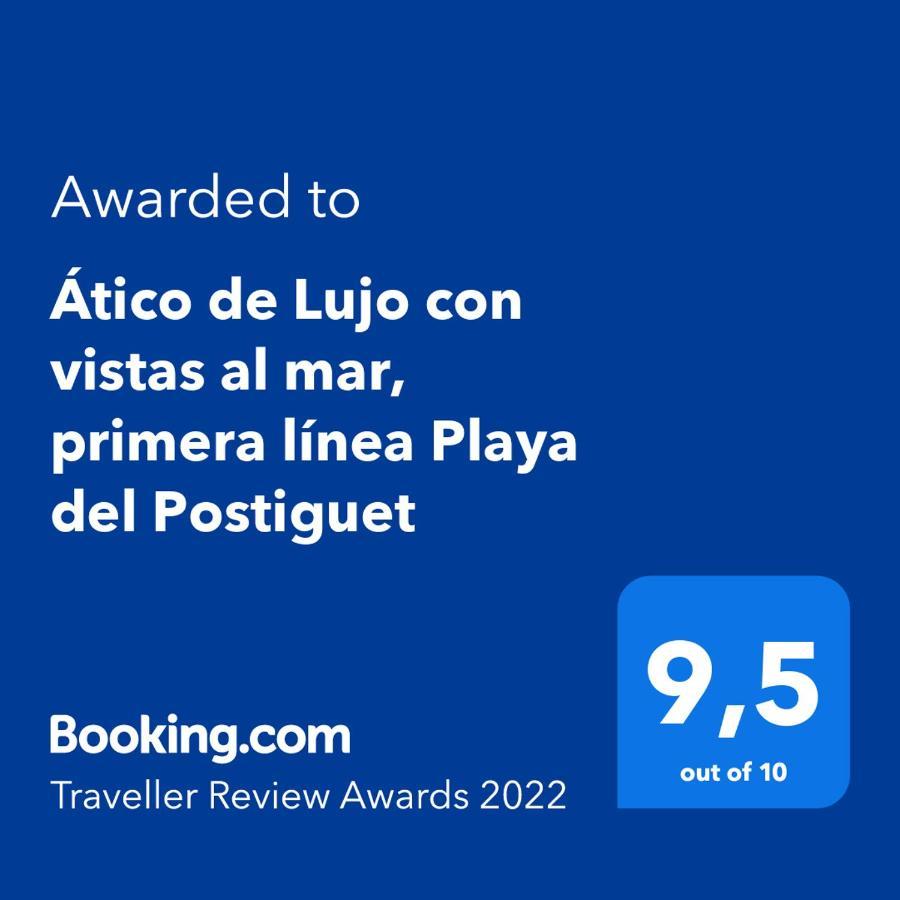 Atico De Lujo Con Vistas Al Mar, Primera Linea Playa Del Postiguet Alicante Eksteriør billede